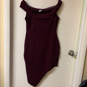 Asymmetrical Mini Dress